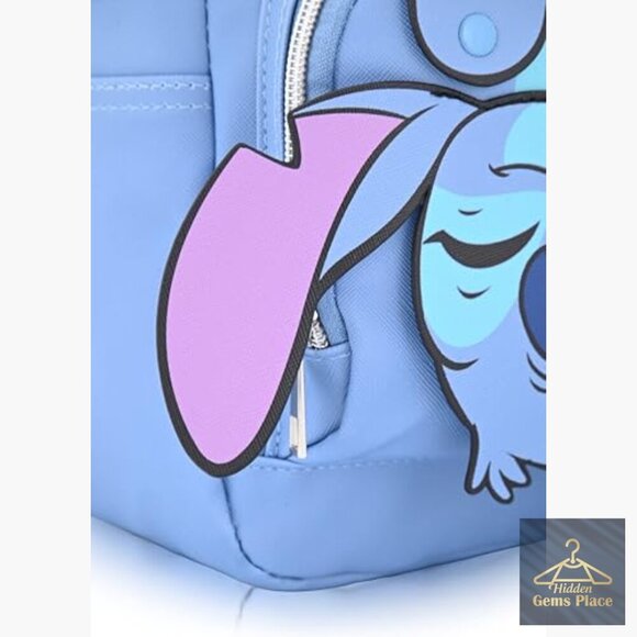 Disney Stitch Mini Backpack with Movable Arms, Lightweight PU, Adjustable Straps main image 5